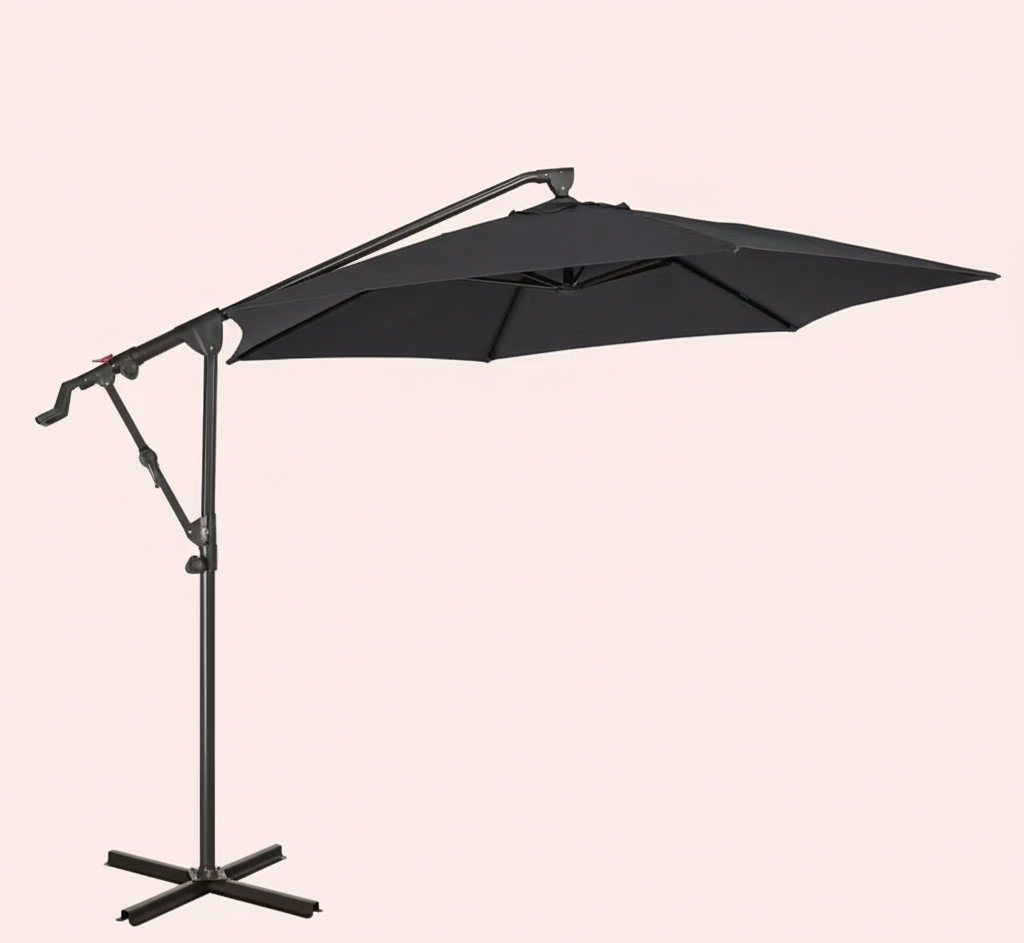 10ft Cantilever Patio Umbrella with Crank
