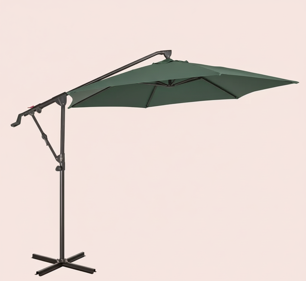 10ft Cantilever Patio Umbrella with Crank