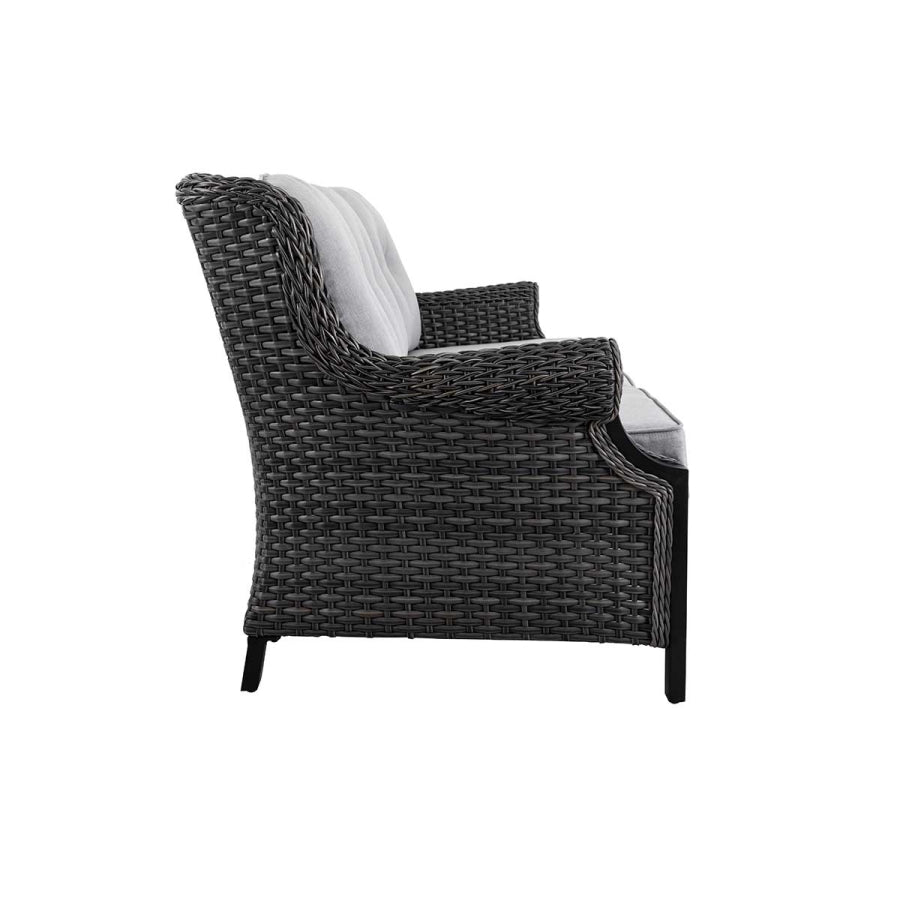 4-Piece Fire Pit Seating Set with Swivel Rocking Chairs