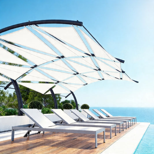 6-Piece Outdoor Chaise Lounge Set – Poolside Collection