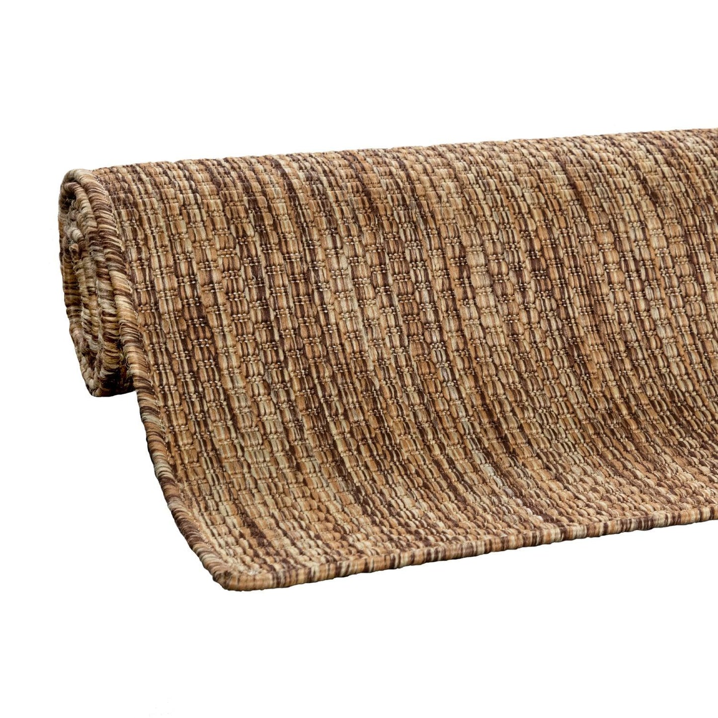 All-Weather Outdoor Rug – Earth Tone Textured Weave